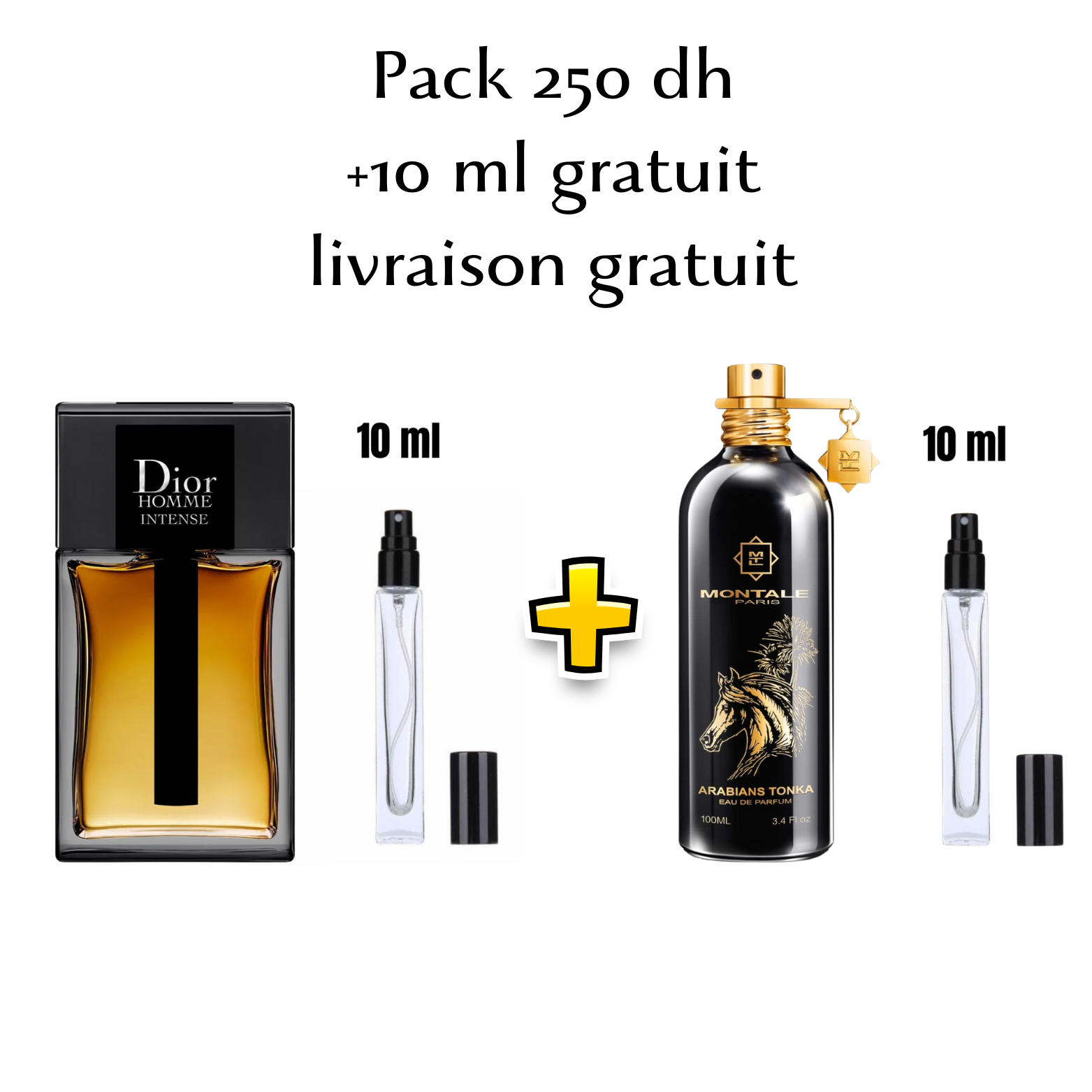 Pack ( arabians tonka + dior homme intense 2011)