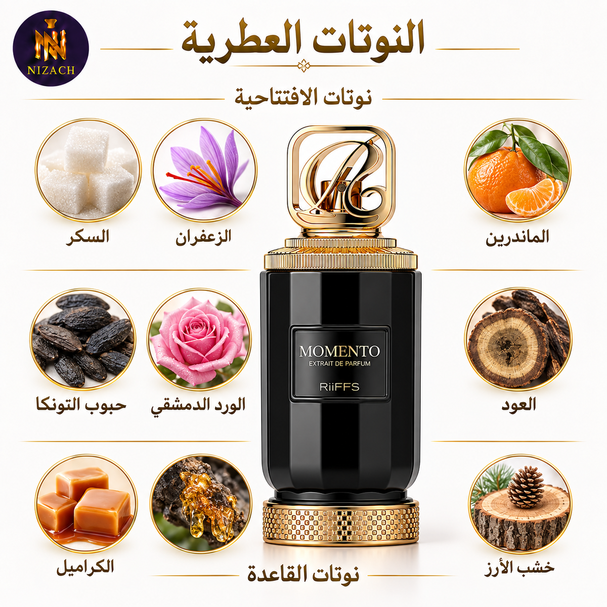 Momento by Riiffs 100ml – Extrait de Parfum | بديل Arabians Tonka