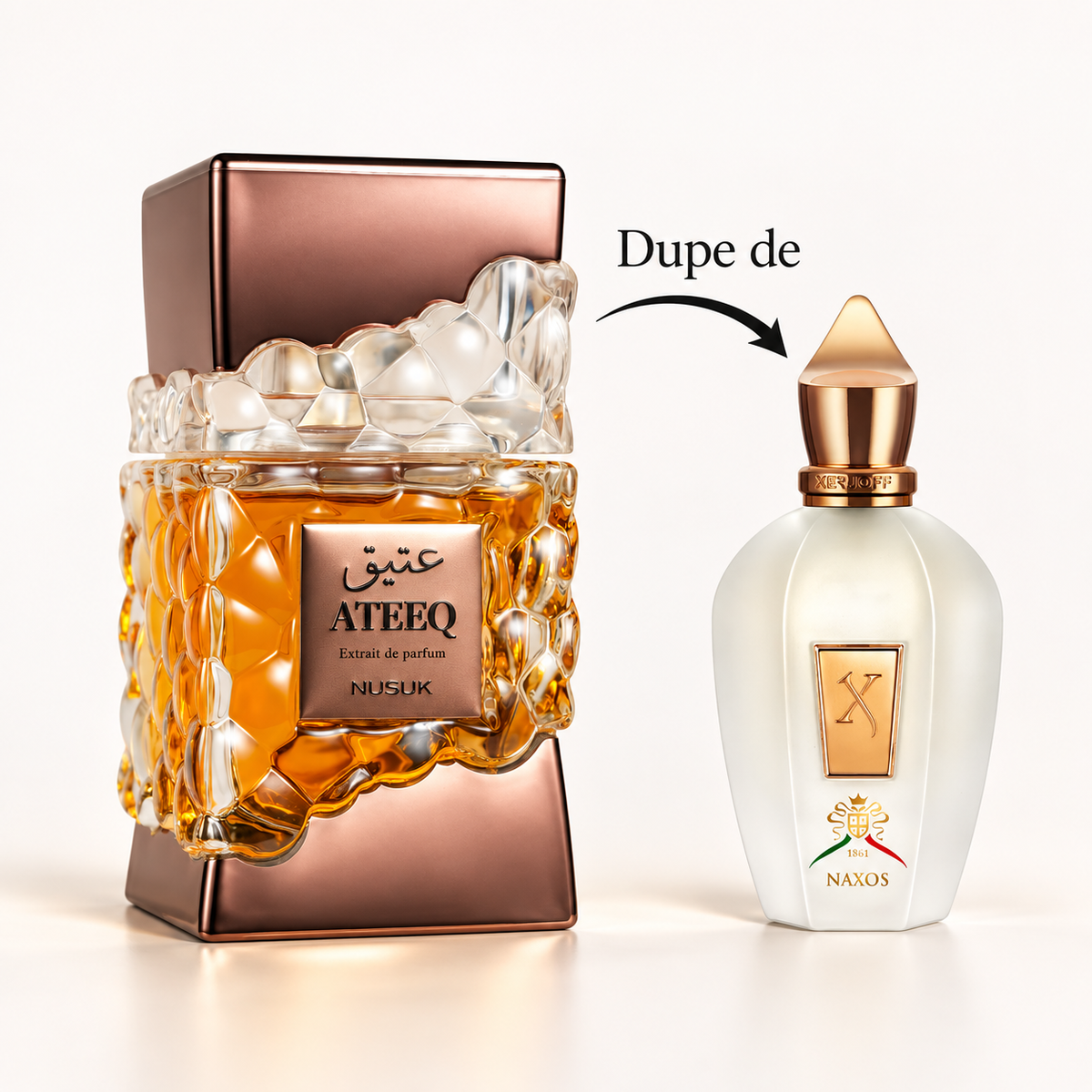 Ateeq by Nusuk 100ml – Extrait de Parfum | بديل Xerjoff Naxos