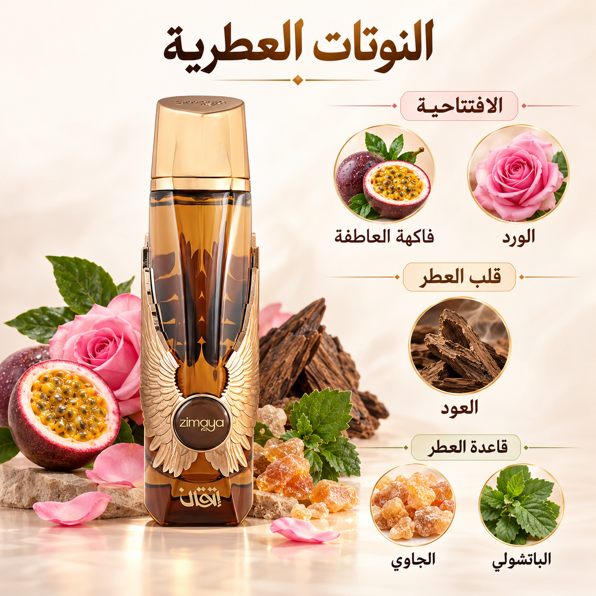 Itqan Gold Zimaya 100ml – بديل Oud Maracujá