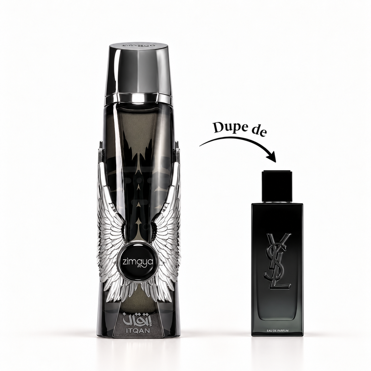 Itqan Noir Zimaya 100ml – بديل YSL MYSLF للرجال