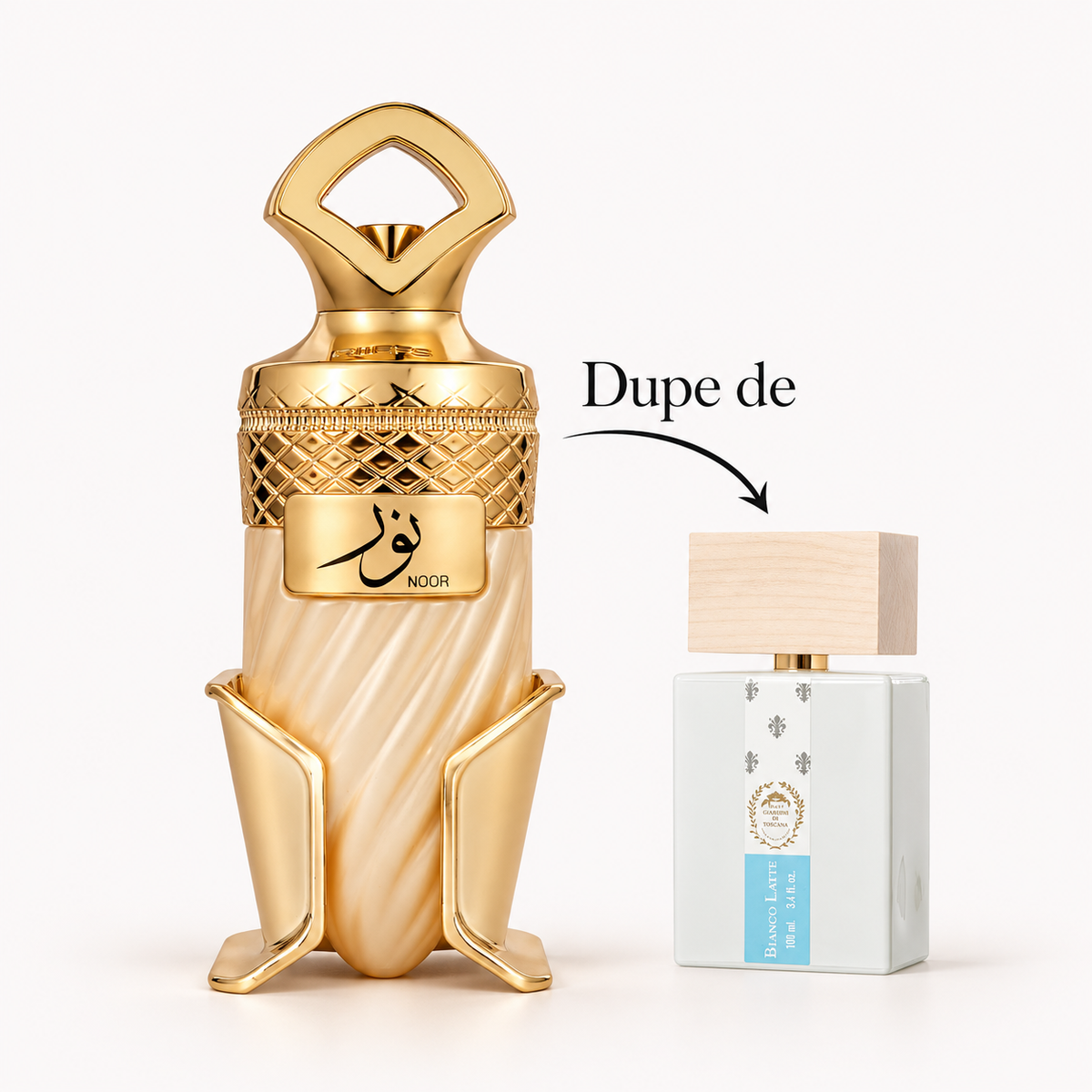 Noor by RiiFFS 100ml – بديل اقتصادي لـ Bianco Latte