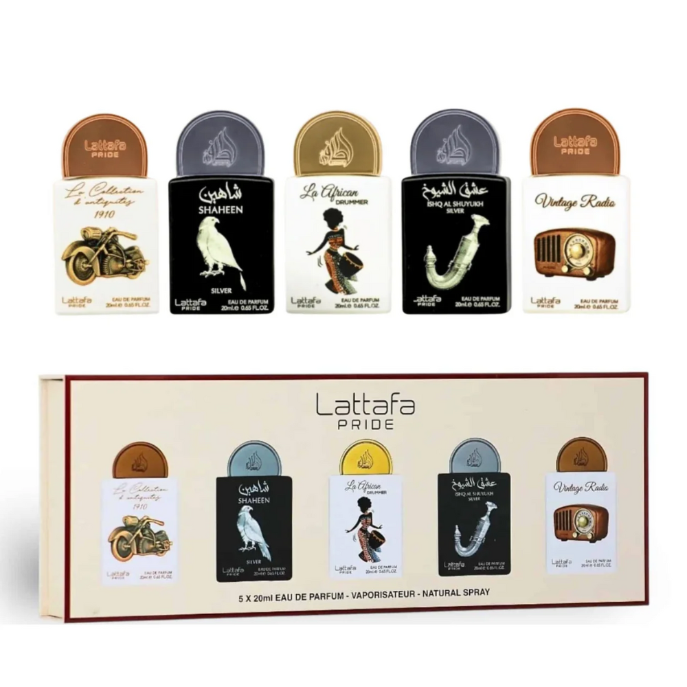 Pack 20 ml *5=100 ml lattafa pride perfumes